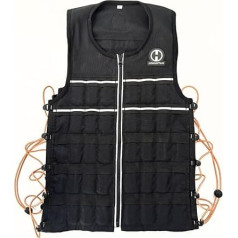 Hyperwear Hyper Vest Elite Regulējama svēršanas veste Svars 4,5 kg Bite 11 kg Izturīga Cordura auduma treniņveste Plānākā un augstākās kvalitātes ķermeņa svara veste vīriešiem un sievietēm