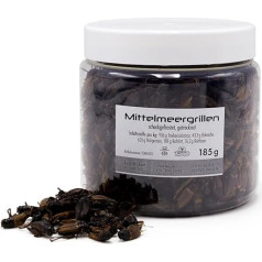 Terra Discount Barība kukaiņi rāpuļiem un abiniekiem, grauzējiem, ežiem, bruņurupučiem un citiem mājdzīvniekiem (185 g, Mediterranean Grill Adult)