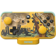 CRKD NEO S - bezvadu kolekcionējams kontrolieris Nintendo Switch OLED, mobilajiem telefoniem, datoriem, viedajiem televizoriem, Steam Deck OLED, Legion Go, Rog Ally Gaming (Peely Fortnite Edition ar uzlādes doku)