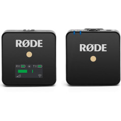 bezvadu mikro - 2-kanālu digitālā bezvadu sistēma (zibens, balta)