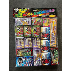 Lesli Kool Crocodiles, 313 gabali, F1 uguņošanas ierīces bērnu dzimšanas dienai, kāzām, ballītei