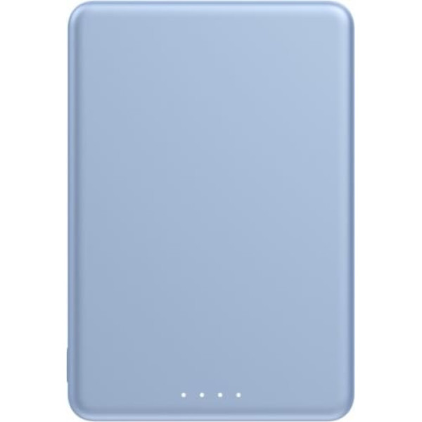 Powerbank super slim magnētiskā 5000 zila