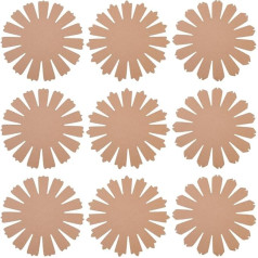 FREEBLOSS 9 x austs grozu pamats grozu aušanai, ziedlapiņas, grozu veidošanai, formas iesācējiem, austs grozs, papīra veidne grozu veidošanai, piederumi, gofrēta papīra atkritumu grozs Lieldienām