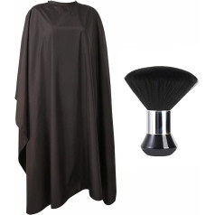 YELEGAI Profesionāls matu griešanas apmetnis ar putekļu birsti uz kakla, liels izmērs, friziera apmetnis vīriešiem, sievietēm un bērniem