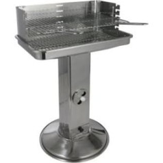 Säulengrill Edelstahl