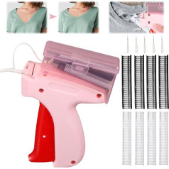 Stitchy Quick apģērbu fiksators, dūrienu pistole ar glabāšanas kārbu Maza mikro dūrienu pistole apģērbu šūšanai Ātrā dūrienu pistole Mini dūrienu pistole šūšanai Marķēšanas pistole apģērbiem Cenu etiķešu pistole