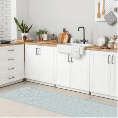 CREARREDA Paklāju celiņš virtuvei, gaitenim un viesistabai, paklāju celiņš, izgatavots pēc pasūtījuma, izolējošs, ugunsdrošs, izturīgs pret skrāpējumiem, hipoalerģisks, ūdensnecaurlaidīgs, virtuves celiņš, viesistaba