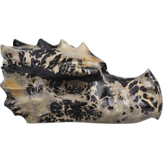 mookaitedecor Dabas ķīniešu glezniecības akmens pūķis galvaskauss ornaments Dragon Room Decor kolekcionējams pūķis skaitlis Crystal Dragon Head Ornament akmens pūķis dāvana 71-74mm