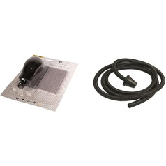 Mirka Rokas bloku komplekts Smilšpapīra bloks ar iesūcēju 70 x 125 mm, Velcro, komplektā ietilpst 3 Abraneta sieta slīpēšanas sloksnes Grain P120 un iesūcēja šļūtene 4 m x diametrs 20 mm rokas blokiem un slīpēšanas blokiem ar roku.