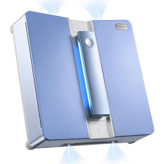 ClevioniQ X9 Pro elektriskais logu tīrītājs - inteliģents logu tīrīšanas robots ar 4 virzienu smidzināšanas funkciju, precīzu navigāciju, malu noteikšanu, LED statusu, klusu darbību un vācu valodas balss signālu