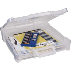 Art Bin Essentials kaste ar rokturi, caurspīdīga