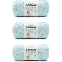 Bernat Softee Baby Cotton Aqua Mist dzija - 3 iepakojumi pa 120g - Sajaukums - 3 DK (Viegla) - 220m - Adīšana / Tamborēšana