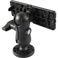 berjalan Marine Boat Fish Finder Holder 360 grādu Echo Sounder Base Mount Universal Fish Finder Mount GPS MAP Plate