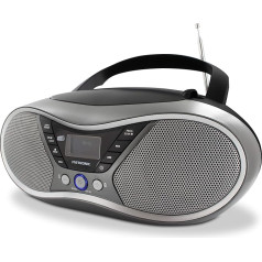 Metronic 47717171 Digitālais CD atskaņotājs DAB/FM/RDS, pelēks/melns