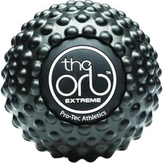 Pro-Tec Athletics Unisex's The ORB Extreme dziļās audu masāžas bumba, melna, 12 cm