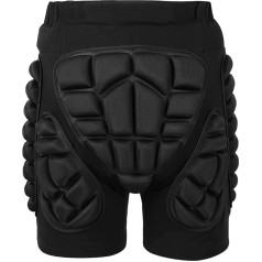 LONGPING gurnu aizsardzības spilventiņš šorti snovborda slēpošanai slidošanai riteņbraukšanai 3D aizsardzība sēžamvietai un pakauša kaulam Īss EVA aizsargaprīkojums