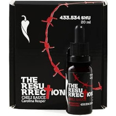 The Resurrection 20ml - Ārkārtīgi karsta Carolina Reaper mērce - 433.534 SHU - Fermentēta uguns īstiem čili cienītājiem