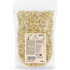 KoRo zemesrieksti - mizoti, neapstrādāti, slīpēti, nesālīti, dabīgi, bez piedevām - 1 kg iepakojums