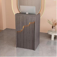 Universāls recepcijas galds viesnīcām, kafejnīcām un birojiem, regulējams dizains, 80 x 40 x 96 cm, stilīgs un funkcionāls darba vietas risinājums jebkurai videi