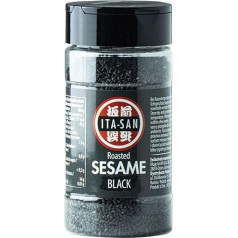 ITA-SAN Sezama sēklas melnās grauzdētas Āzijas ēdieniem vai kā papildinājums salātiem un graudaugu pārslām 1 x 95g