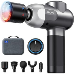 Massagepistole mit Wärme und Kältetherapie, Bob and Brad C2 Pro Tiefengewebsmassagegerät mit Wärme, Professionelles Elektrisches Massagegerät für Zuhause, Fitnessstudio, Erholung, Schmerzlinderung