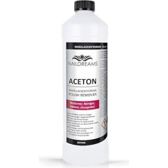 NAILDREAMS acetons - 500ml - tīrs šķīdinātājs/atjaunošanas līdzeklis profesionālai nagu kopšanai un kosmētikai