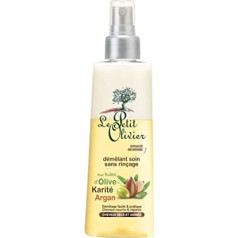 Le Petit Olivier matu kopšanas līdzeklis matu kopšanai bez olīveļļas, izskalošanas līdzeklis Sheaba Argan sausiem bojātiem matiem - 150ml
