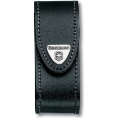 VICTORINOX LEATHER BELT POUCH BLACK