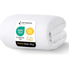 KAMASANA Sega 135 x 200 cm Vasara - viegla, elpojoša sega, piemērota alerģiju slimniekiem, sega, sega, sega