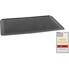AMT Gastroguss GN AMZN-DUO-5333BBL-1 cepamo paplāšu komplekts 53 x 32,5 cm, perforēts alumīnija lējums ar Lotan® neslīdošu apdari, kas sastāv no 2 cepamo paplātēm