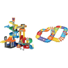 Vtech TUT TUT Baby Speedster - Mega būvlaukums - interaktīvs rotaļu komplekts un Tut Tut Baby Speedster - ielas komplekts Deluxe