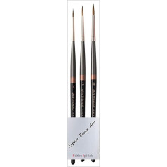 Da Vinči 76. sērija 76 Miniature Maestro Apaļš, īss un smails .Nr. 2 .3.4 .Ražots Vācijā