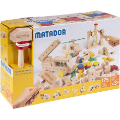 Matador 21175 M175 Konstruktors vecumā no 3 gadiem, koka krāsas