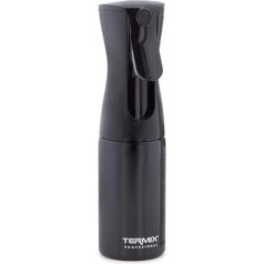 Termix frizieru izsmidzināšanas pudele Miglas efekta izsmidzināšanas pudele izsmidzina pareizo daudzumu melna Termix Botella Spray Pulverizadora Negra 200ml