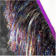 GIJMZY Fringed Lace 2 Yard/Set Colour 15 cm Long Tassel Fringed Lace Trim Latīņamerikas kleita skatuves kleita aizkars Artware DIY piederumi