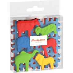 Marioinex Mini vafeļu klucīši - dzīvnieki ar pamatni