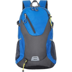 LIUHLFSR 40L liela ceļojumu mugursoma ietilpības Casual vīriešu sieviešu āra soma ūdensizturīgs alpīnisma riteņbraukšanas soma pārgājienu sporta mugursoma piemērots kempinga, āra, pārgājienu (zils)