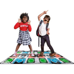 Deju paklājiņš (2 spēlētājiem) televizoram, Plug and Play, 9 retro spēles, 110 dziesmas, 3 grūtības pakāpes, jautri bērniem un pieaugušajiem, meitenēm, zēniem un pieaugušajiem - Palieliniet īkšķus!