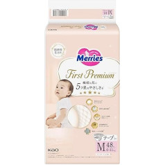 Merries First Premium PM autiņbiksītes 6-11 kg 46 gab.