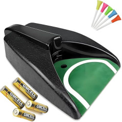 Automatischer Golf-Putterbecher, Golfball-Returner, automaticischer Putter-Trainingsgerät, Übungsloch-Putter mit automaticischer Ballrückführung für Innen- und Außenbereich, Golfzubehör