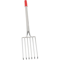 Toddmomy Mazs lapu grābeklis Dārza instrumenti Dārzkopība Āra rīks Zāliena grābeklis Rokas maisītājs Zāliena grābeklis Tīrīšanas grābeklis Hand Claw Rake Rokas grābeklis dārzam Nerūsējošais tērauds
