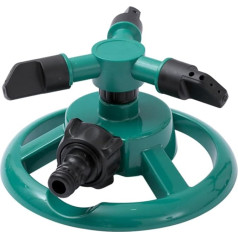 Vbvbip 360 ° Rasensprenger mit runder Basis - Einstellbarer drehbarer Sprinkler für Garten- und Gartenbewässerung mit wassersparenden Sprühmustern