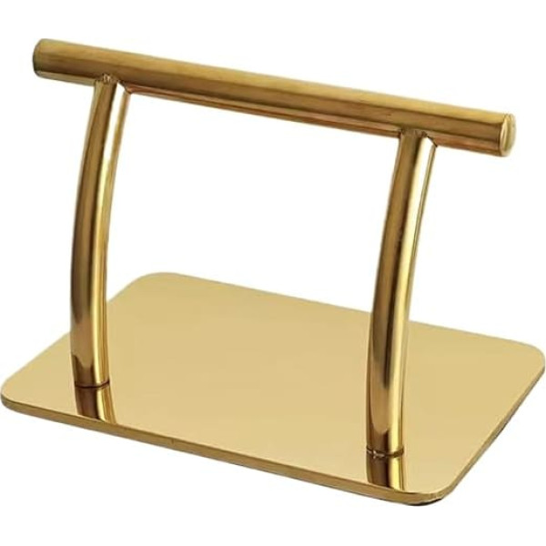 Friseurstuhl Foottrest 12x7, 5 x 7, 5 Zoll Gold Edelstahl Salon Stuhl Fuß Ruhestellpolierte Ersatzgeräte Geräte