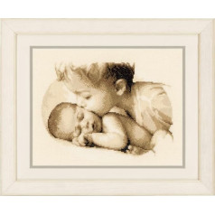 Vervaco skaitāmo krustdūrienu komplekts Brotherly Love AIDA