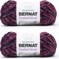 Bernat Crushed Velvet dzija - 2 iepakojumi pa 300g - Poliesters - 5 Bulky - 300m - Adīšana / tamborēšana