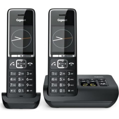 Bezvadu telefons Gigaset Comfort 550A Duo Cordless Black
