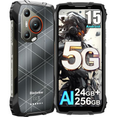 Blackview BL7000 5G āra mobilais tālrunis, 24GB + 256GB/2TB (2025), viedtālrunis bez līguma, 6,78