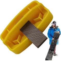 Generisch Slēpošanas malu asinātājs, slīpēšanas instruments, sniega dēļa sānu regulēšanas leņķis, aprīkojuma asinātājs, slēpju apkopes instruments asināšanai, remontam un veiktspējas uzlabošanai, faila rīki, vadlīniju malas, 1x