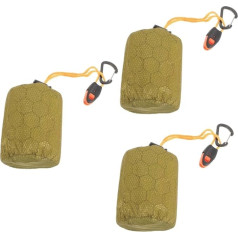 UPKOCH Avārijas guļammaiss Pe Alumīnija folija Ultraviegls un pārnēsājams guļammaiss ar kompresijas maisu Vēja necaurlaidīgs avārijas situācijām Daudzreiz lietojams un kompakts