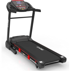 CARE FITNESS - savienots skrejceļš Jog Runner - elektriskais skrejceļš ar nolokāmu slīpumu - līdz 18 km/h - 18 slīpuma līmeņi - 25 programmas